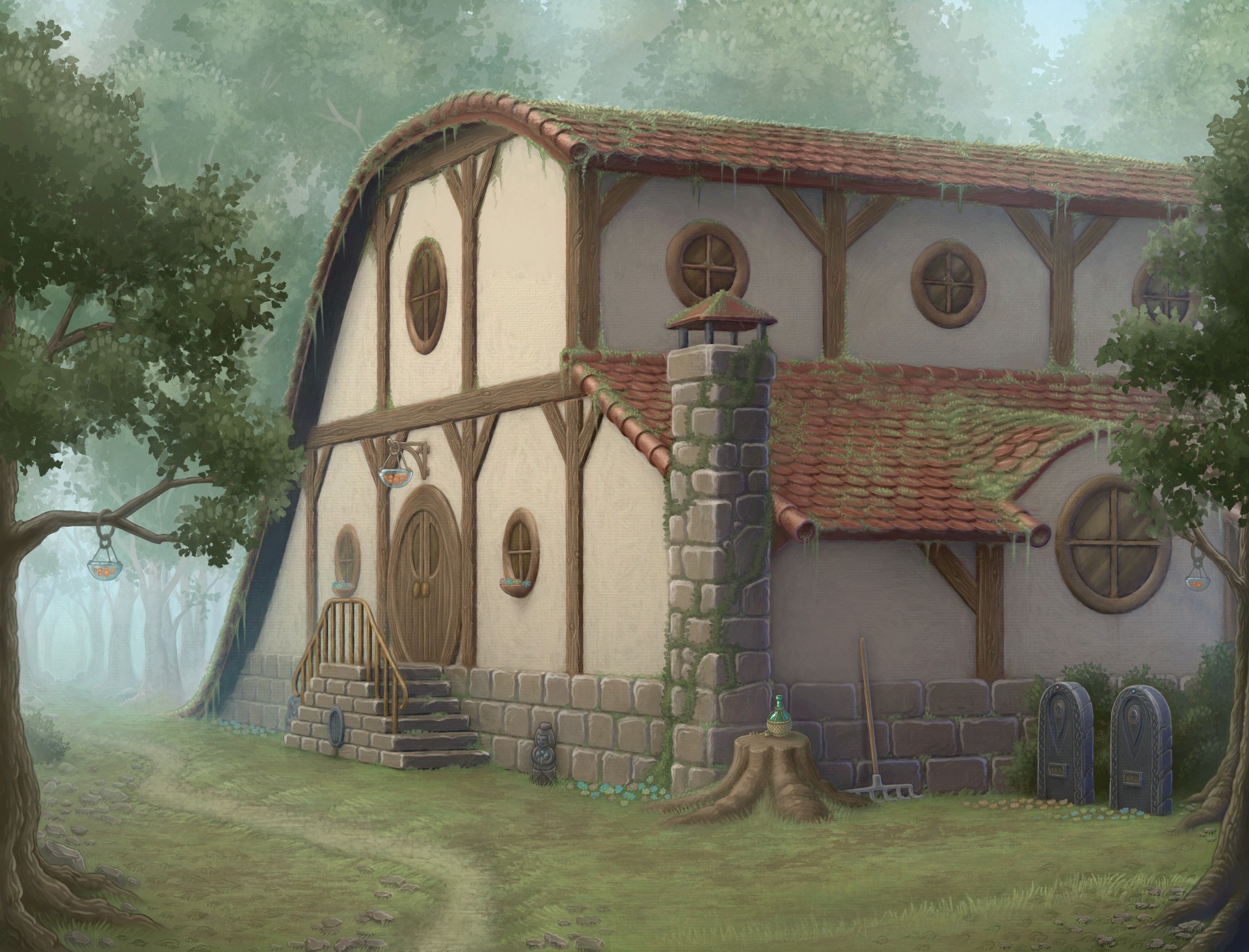 &Euml;rl&eacute;ne's home